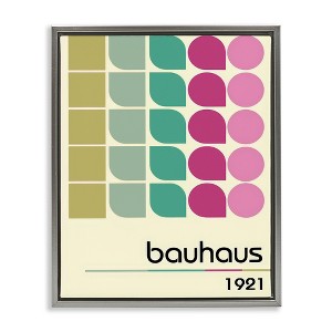 Stupell Industries Bauhaus Midcentury Modern Floating Frame Canvas Art - 1 of 4