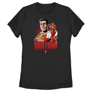 Women's Shazam! Fury of the Gods Hero Portrait T-Shirt - 1 of 4