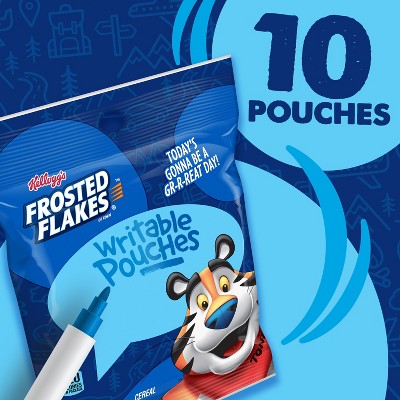 Kellogg's Frosted Flakes Go Packs Breakfast Cereal - 12oz/10ct