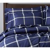 Printed Windowpane Duvet Cover Set - Truly Soft - image 2 of 4