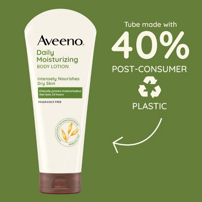 Aveeno Daily Moisturizing Lotion For Dry Skin with Soothing Prebiotic Oat - Unscented - 2.5oz_3