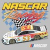 Girls NASCAR Retro Racing 53 Car T Shirt - 2 of 4