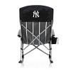 MLB New York Yankees Outdoor Rocking Camp Chair - Black - 2 of 4