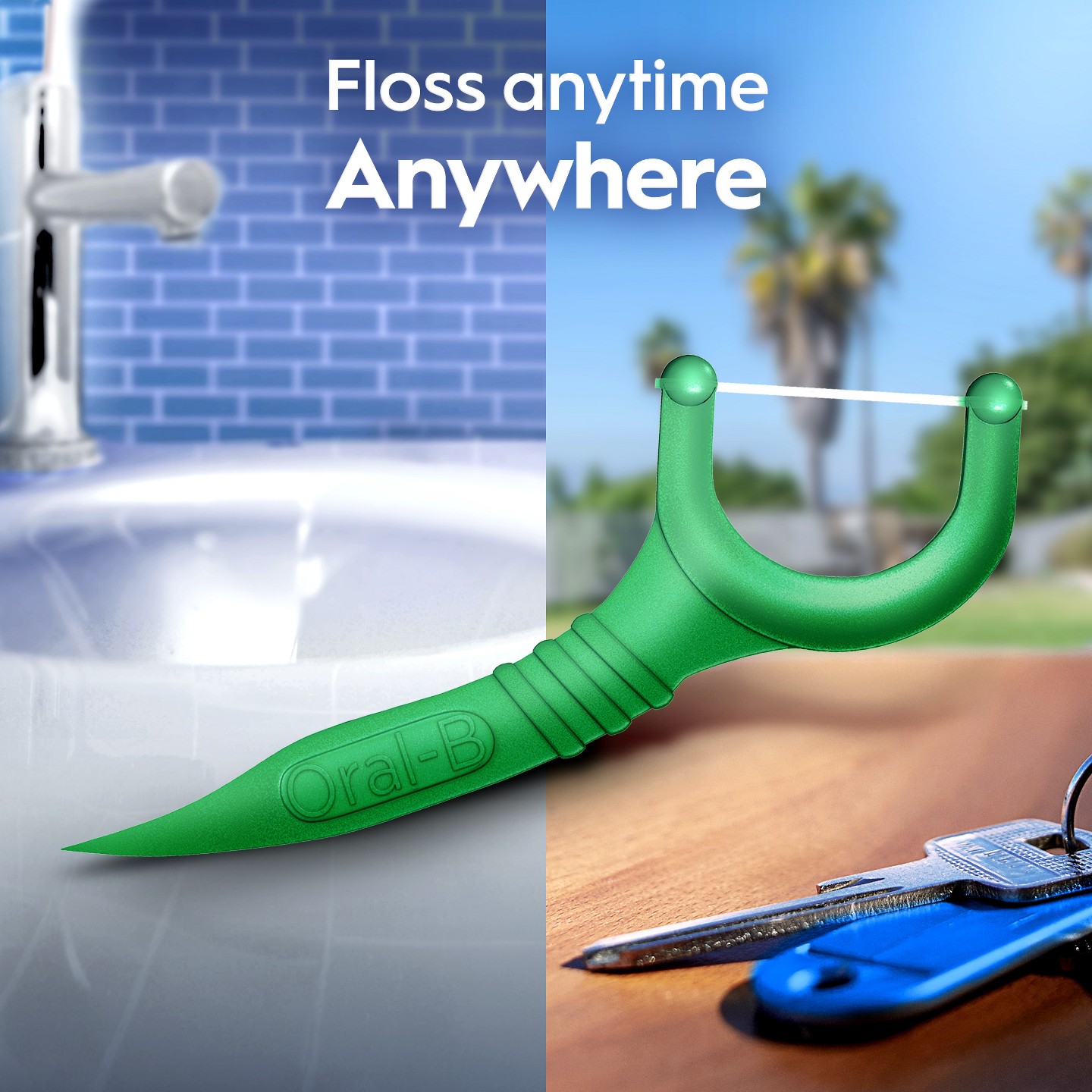 Oral-B Glide Mint Dental Floss Picks with Long Lasting Scope Flavor - 150 Picks, цвет: Мятный — фото 4