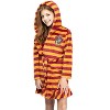 Harry Potter Girls' Striped Ruffle Plush Fleece Robe - 4 of 4