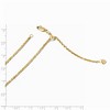 Black Bow Jewelry 2mm 14k Yellow Gold Adjustable Hollow Rope Chain Necklace - 2 of 4