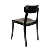Commercial Seating Products,Set Of 1 Grace Polycarbonate Dining Chair - Black - 2 of 3