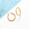 Ross-Simons Italian 18kt Yellow Gold Twisted Hoop Earrings - 3 of 4