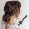 Unique Bargains Women's Fashion Grace Hair Clips Gold Tone Black 11 Pcs - 2 of 4