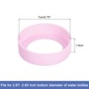 Unique Bargains Silicone Protective Water Bottle Bottom Boot for 70mm 4 Pcs - 2 of 4