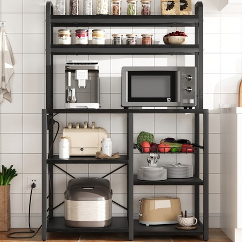 Rack deals for Kitchen 4 Tier Microwave Stand with Storage