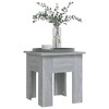 vidaXL Compact Gray Sonoma Coffee Table - Square, Engineered Wood Construction, Easy to Clean, Modern Design - 4 of 4