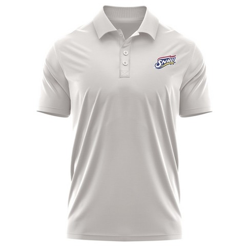 Southern New Hampshire University Adult Men's Polo Left Chest Logo, Athletic Heather - image 1 of 4