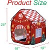 Christmas Folding Cat House Indoor - Festive Pet Tent Cabin, Portable Kitty Play & Sleep Shelter - 2 of 4