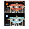Coucheta Chafing Dish Buffet Set - NSF Round Stainless Steel Chafers with Lid Holder, Spoon & Tweezer for Catering, Events, Weddings - 4 of 4