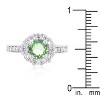 Slickblue Women’s Birthstone Engagement Ring, .88 Ct Round Cut Cubic Zirconia in 6 Colors, Sizes 5-10 - 3 of 4