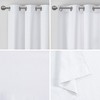 Kumasinova 2 PCS Basketweave Room Darkening Curtain Panel,40"x84" Blackout Curtains with Grommet Top,Window Curtains for Living Room,Bedroom - 3 of 4