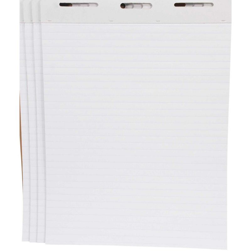 School Smart Ruled Flip Chart Paper, 34 x 27 Inches, 50 Sheets Each, Pack of 4, 1 of 6