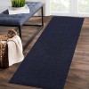 10'× 13' Washable Large Area Rug, Non-Slip, Low Pile, Modern Solid Grey, Stain Resistant Carpet for Living Room, Bedroom, Home Office - 2 of 4