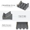 Silicone Self Draining Soap Holder ,3 Pcs Self Draining Soap Dishes, Silicone Soap Saver, Waterfall Drainer Soap Holder - 3 of 4
