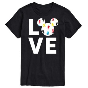 Men's - Disney - Mickey Faces Short Sleeve Graphic T-Shirt - 1 of 4