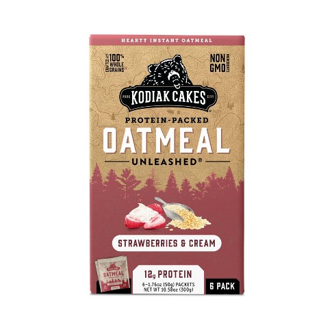 Kodiak Cakes Strawberries And Cream Oatmeal Packet 10 58 Oz Target