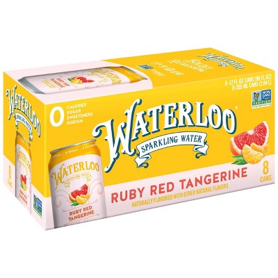 Waterloo Ruby Red Tangerine Sparkling Water - 8pk/12 fl oz Cans