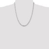 Black Bow Jewelry 4.5mm Sterling Silver, Solid Figaro Chain Necklace - 2 of 4