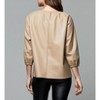 Women's Blakely Faux Leather Puff Sleeve Top - DOLCE CABO - image 3 of 3