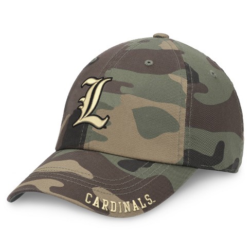 Ncaa Louisville Cardinals Camo Unstructured Washed Cotton Hat : Target