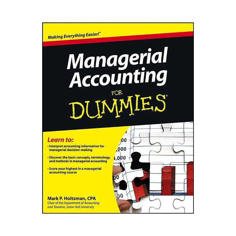 Managerial Accounting for Dummies - (For Dummies) by  Mark P Holtzman (Paperback), 1 of 2