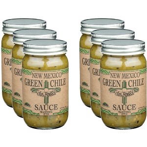 New Mexico Los Roast Sauce Chile Green Traditional Style - Pack of 6 - 16 oz - 1 of 2