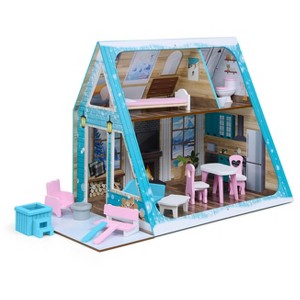 Delta Children Ski Chalet A-Frame Dollhouse for 12-Inch Dolls - 1 of 4