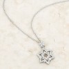 Slickblue 0.3ct CZ Rhodium Star Drop Necklace, Women’s Classic Pendant with 18-Inch Chain + Extender - 4 of 4