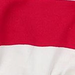 red white