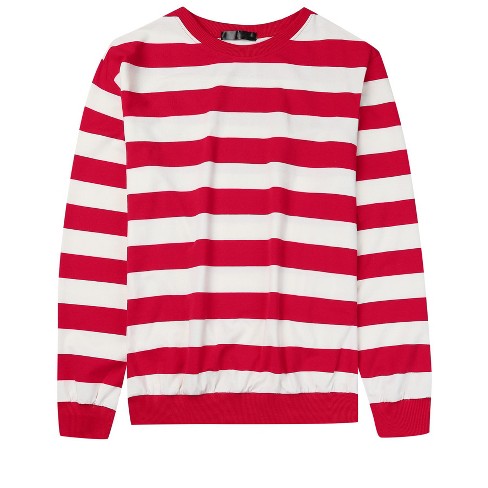 Red long sleeve discount sweatshirt