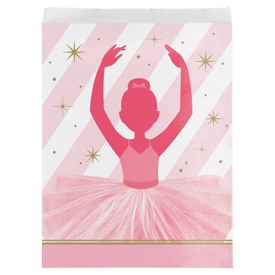 10ct Ballet Paper Treat Bags