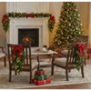 BrylaneHome Pre-Lit Swags With Bows, Set Of 4 - 2 of 4
