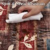 Modern Floral Area Rug Indoor Large Washable Floor Carpet Rug Contemporary Aesthetic Bedroom Rug Non Slip Accent Throw Rug for Dining Room Bedroom - 3 of 4
