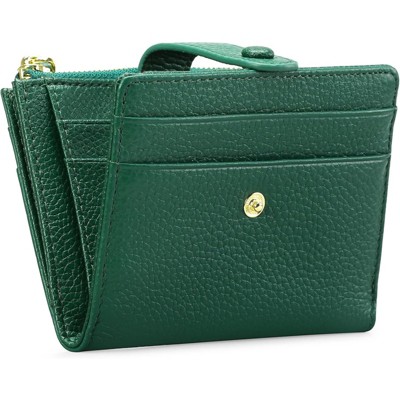 FATMOON Slim Wallet for Women -  RFID Blocking Fashion Minimalist Bifold with Zipper Coin Purse | Fits Travel | Lightweight PU Leather