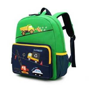 Generic Car Dinosaur Kids Toddler Backpack for Boys and Girls Children Waterproof Preschool Bag - 1 of 4