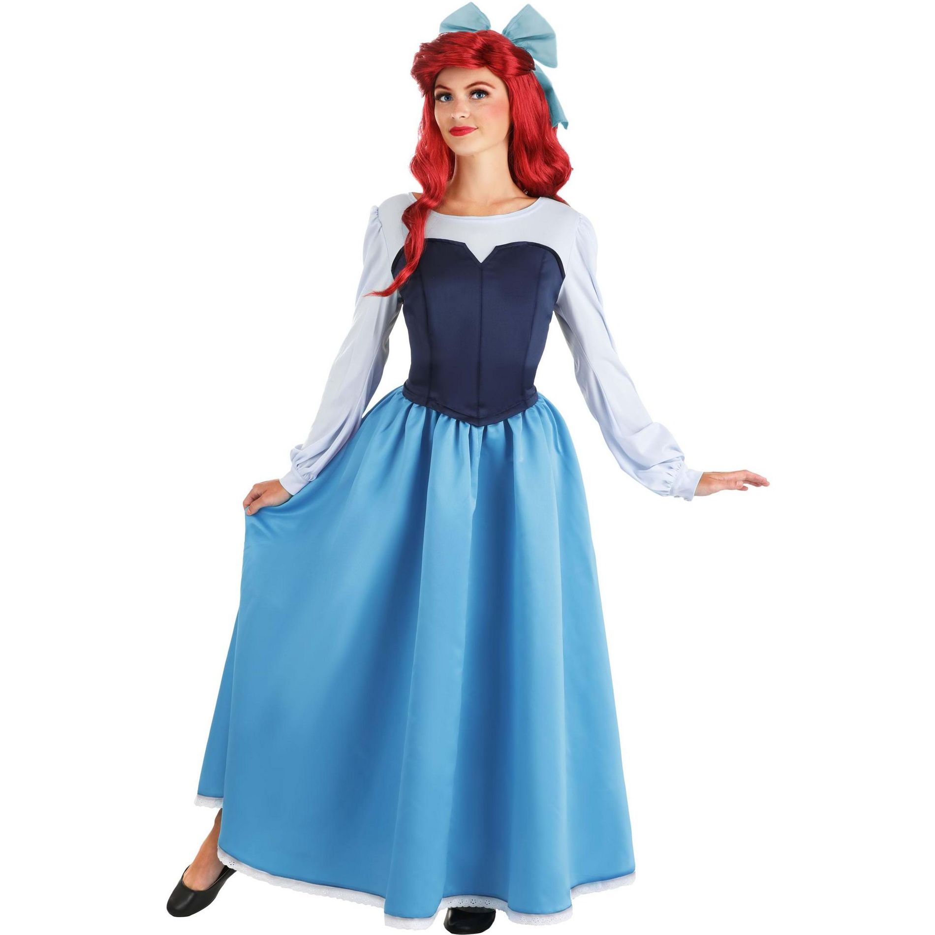 HalloweenCostumes.com The Little Mermaid Ariel Blue Dress Costume for Women