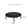 Mini Steel Trampoline, Indoor Fitness Exercise, Maximum Load Capacity 330 Pounds, for Adults or Kids - 3 of 4