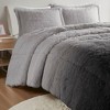Gulches Twin/Twin XL Ombre Shaggy Long Fur Comforter Mini Set - Cozy & Hypoallergenic - 3 of 4