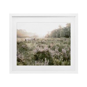 Stupell Industries Misty Sunset Horse Framed Print Under Glass Art - 1 of 4