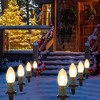 Whizmax 30.75FT Multicolored Pathway Marker,Outdoor-Lights, 8 Lighting Modes, Plug in Waterproof Ground Lights (24Pcs ,Warm White) - 4 of 4