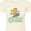 Women's - Garfield - Garfield Skater Logo Fitted Graphic T-Shirt - 2 of 3
