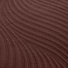 Waves Cotton Matelasse Decorative Bedspread and Pillow Sham Set by Blue Nile Mills - 3 of 4