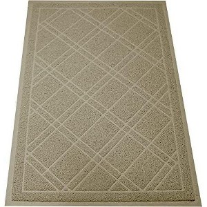 SlipToGrip 42 x 35'' Universal Door Mat, Beige - 1 of 4