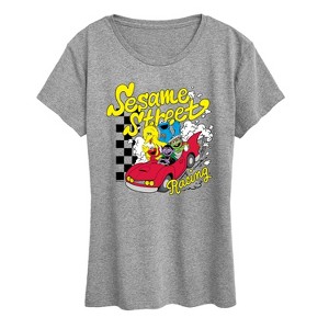 Women's - Sesame Street - SS Racing Short Sleeve Graphic T-Shirt - 1 of 4